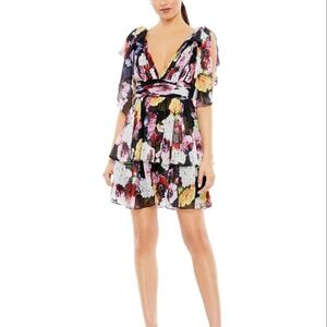 Mac Duggal NWT Ieena Mini Dress size 10 style number 55837